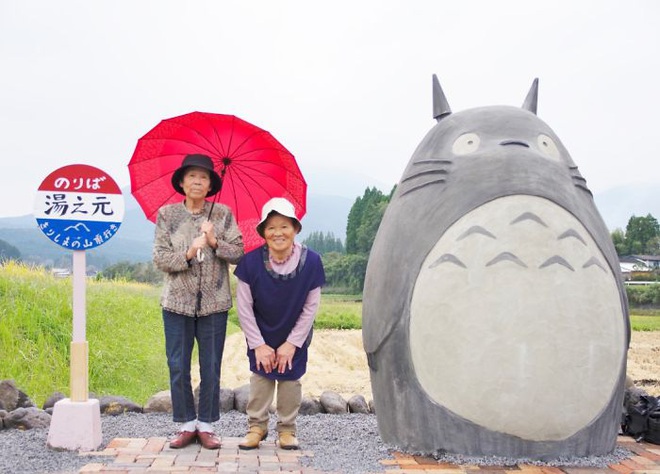 Mê phim hoạt hình Totoro, đôi vợ chồng già cặm cụi làm trạm xe bus độc nhất vô nhị, khách thi nhau tìm đến chụp ảnh - Ảnh 12.