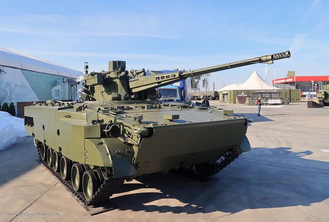 Tổ hợp pháo tự hành tối tân nhất của Nga ZAK-57 lần đầu ra mắt công chúng - Ảnh 2.