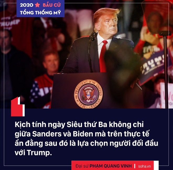 Kết thúc Siêu thứ Ba: Cuộc đua 2 trong 1 và nỗi ám ảnh mang tên Donald Trump của đảng Dân chủ - Ảnh 3.