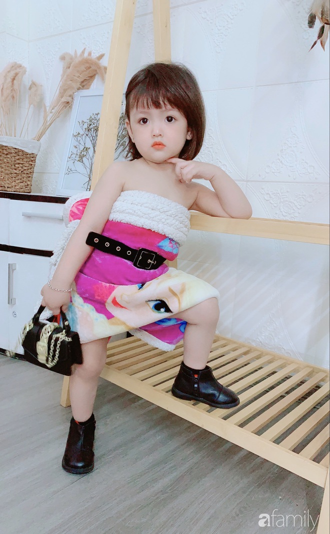 Ở nhà quá chán, hot mom Hà Nội nảy ra ý định lấy quần đùi của chồng cosplay cho con gái 2 tuổi, không ngờ ra lò bộ ảnh đẹp như tạp chí - Ảnh 10.