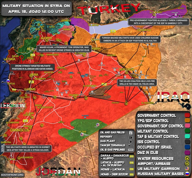 Căn cứ chiến lược ở Syria bị tấn công, Quân đội Nga lâm vào hiểm cảnh - Mỹ nã pháo cấp tập vào Deir Ezzor, có biến lớn? - Ảnh 1.