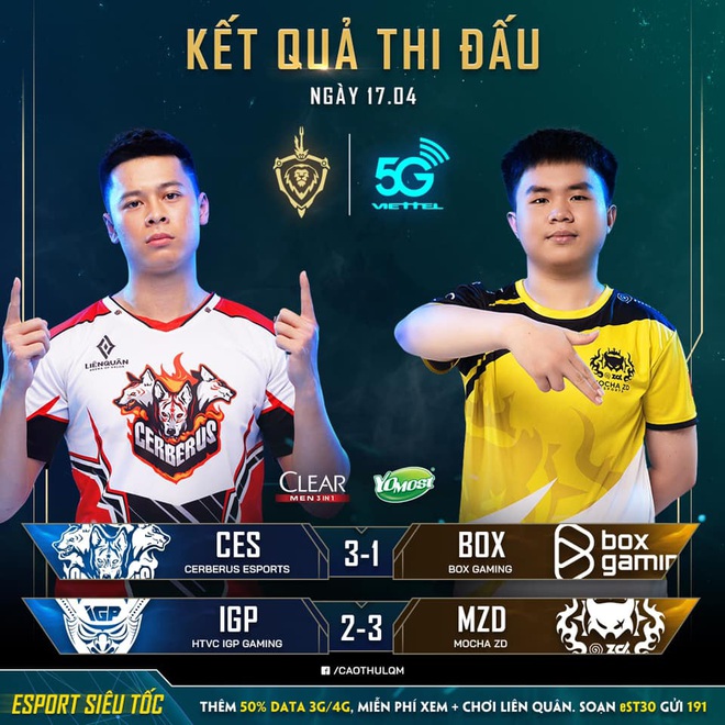 Xem TRỰC TIẾP Liên quân Mobile: HTVC IGP Gaming vs Saigon Phantom, CES vs FTV - Ảnh 3.