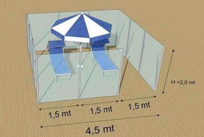 Ngắm ý tưởng lều chuyên dụng cho người thích tắm biển nhưng vẫn đảm bảo tuân thủ quy định cách ly mùa Covid-19 - Ảnh 2.