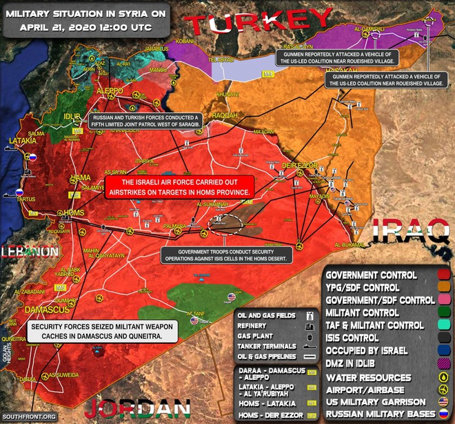 Thông tin mới nhất về vụ tập kích của Israel vào Syria, bất ngờ về thiệt hại - Chảo lửa Idlib bùng nổ, QĐ Syria ra đòn sấm sét - Ảnh 2.