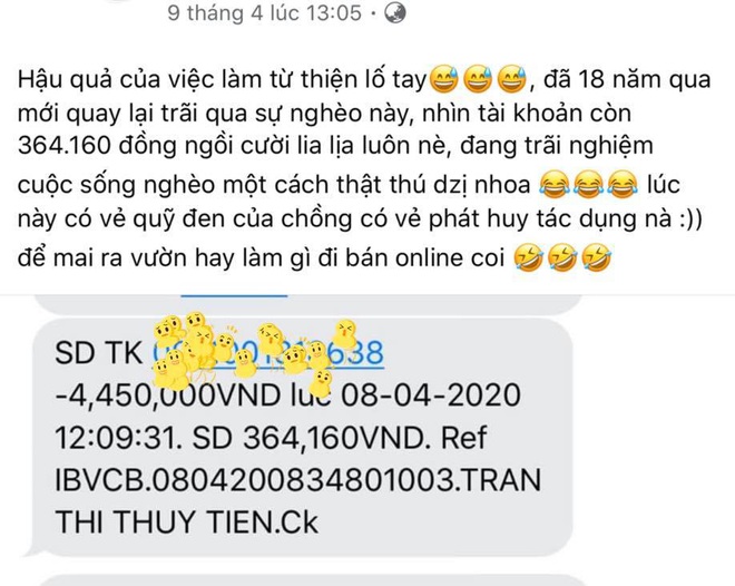 Thủy Tiên: Rút hết tiền tiết kiệm của gia đình, tài khoản cá nhân, làm từ thiện xong chỉ còn 300 ngàn - Ảnh 3.