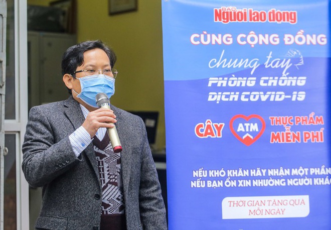 Hà Nội: Khai trương cây ATM thực phẩm miễn phí đầu tiên của Báo Người Lao Động tại 16F Phùng Hưng - Ảnh 2.