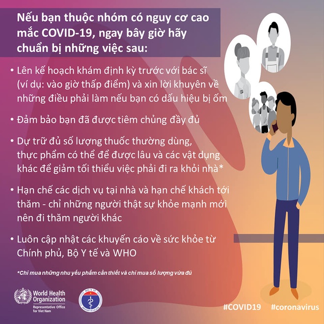 6 điều cần làm để bảo vệ bản thân nếu bạn thuộc nhóm nguy cơ mắc Covid-19 cao - Ảnh 2.