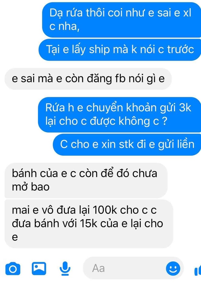 Chỉ vì 3 nghìn đồng, chủ shop online bị khách mắng không kịp vuốt mặt - câu chuyện gây nhiều tranh cãi - Ảnh 3.