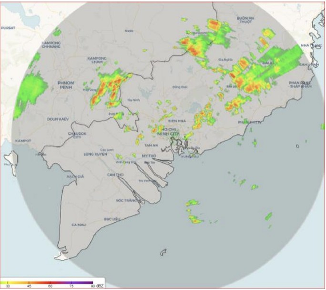 TP HCM sắp có mưa to và dông lốc - Ảnh 1.