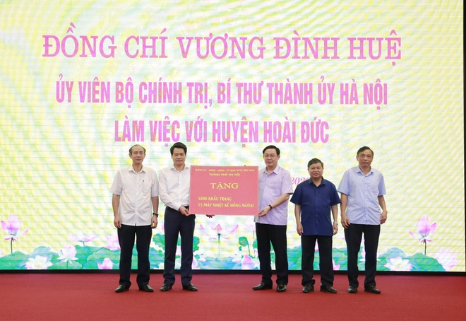 Bí thư Thành ủy: Xây dựng quận phát triển mới, Hoài Đức đi sau nhưng phải về trước - Ảnh 1.