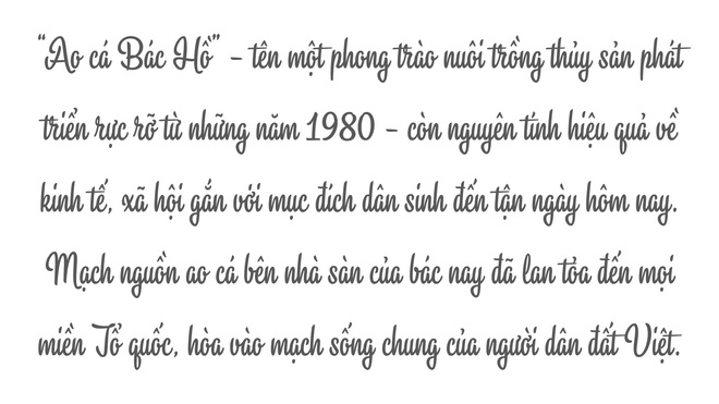 ‘Ao cá Bác Hồ’ - mãi xanh từ mạch nguồn tình Bác - Ảnh 1.