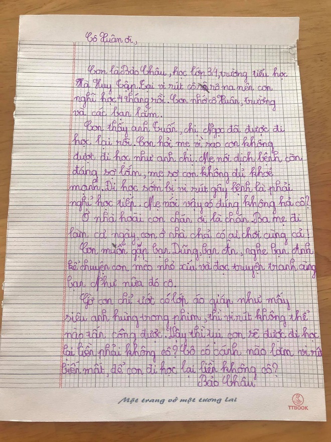 Đằng sau bức thư của cô học sinh lớp 3 “gây bão”: “áo giáp” nào bảo vệ con khoẻ mạnh đến trường? - Ảnh 2.