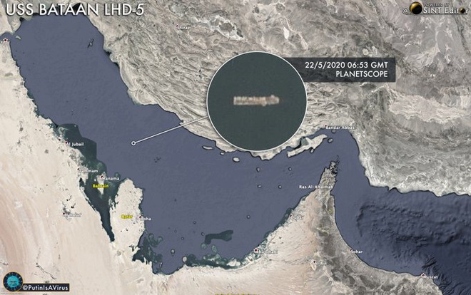 Biển Caribbean rực cháy, hạm đội Mỹ đang vây bắt tàu dầu Fortune của Iran - Tàu chiến mang F-35 chốt giữa Vịnh Ba Tư - Ảnh 1.