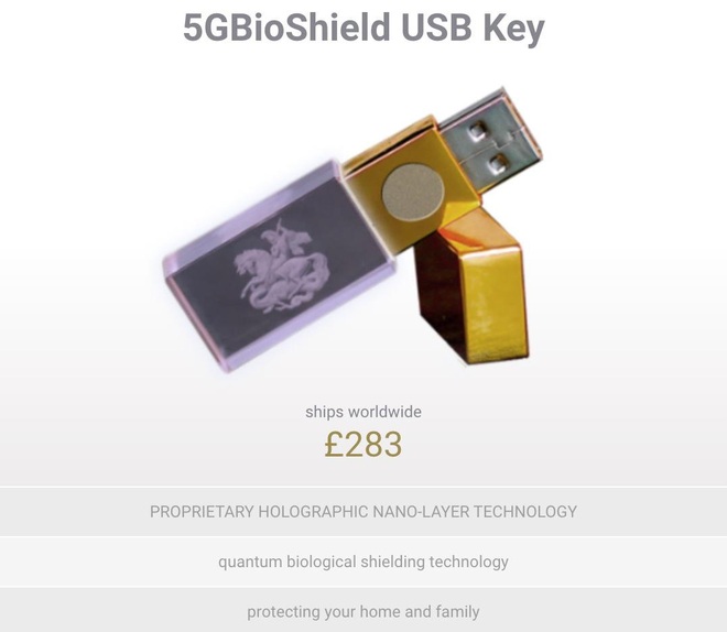 Ủy ban phản đối 5G khuyên dân Anh mua USB chống 5G, giá gần 10 triệu VNĐ mà chẳng khác gì USB thường - Ảnh 1.