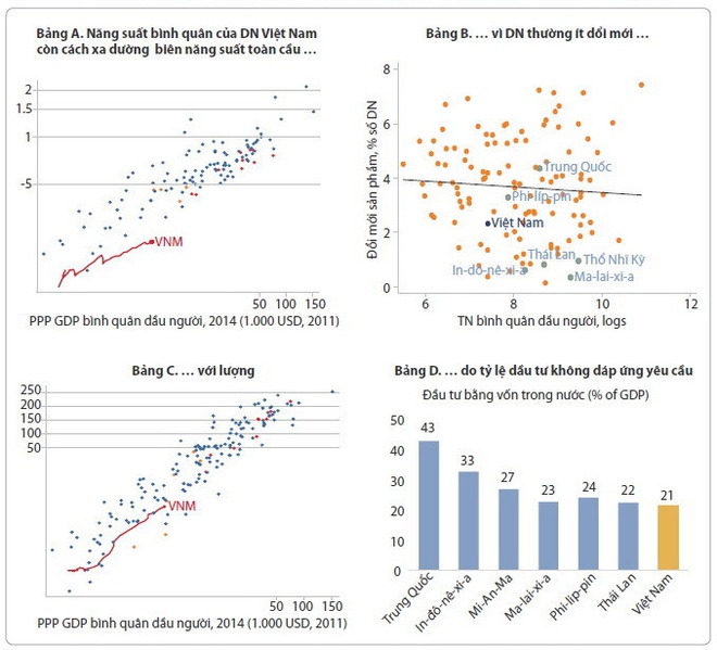 WB: Hiệu quả hoạt động doanh nghiệp phi nông nghiệp Việt Nam cách xa chuẩn khu vực, thế giới - Ảnh 1.