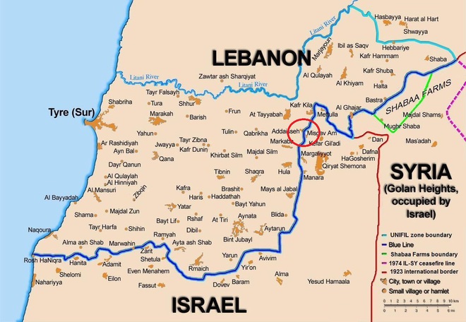 Đặc nhiệm, xe tăng Merkava của Israel vượt tuyến xanh, lính Lebanon giương tên lửa sẵn sàng nhả đạn - Tình thế cực kỳ căng thẳng - Ảnh 1.