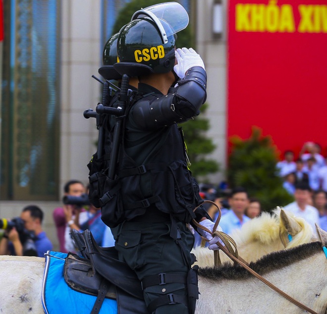 [Ảnh] Ấn tượng hình ảnh lực lượng Cảnh sát cơ động Kỵ binh trong lễ ra mắt - Ảnh 9.
