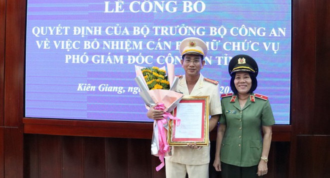 Bổ nhiệm Phó giám đốc Công an tỉnh Kiên Giang - Ảnh 1.