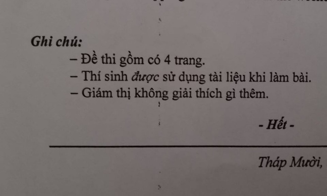 Đọc chi tiết này trong đề thi ai cũng hú hét vì sung sướng nhưng rồi chợt nhận ra ừ thì là có nhưng có như không mà thôi - Ảnh 1.