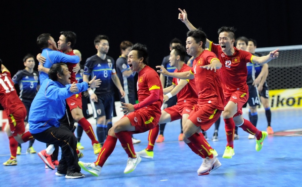 ĐT Futsal Việt Nam từng giành vé dự VCK World Cup Futsal 2016. (Ảnh: VFF)