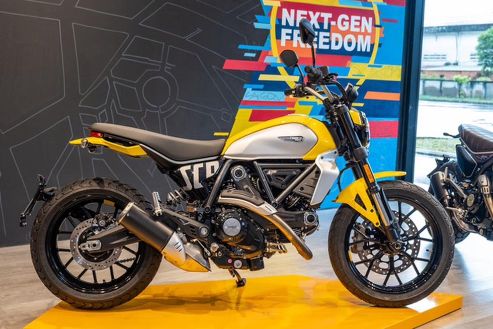 Chi tiết Ducati Scrambler Icon 2023 giá gần 380 triệu tại Việt Nam: Thiết kế khác 70% đời cũ - Ảnh 3.