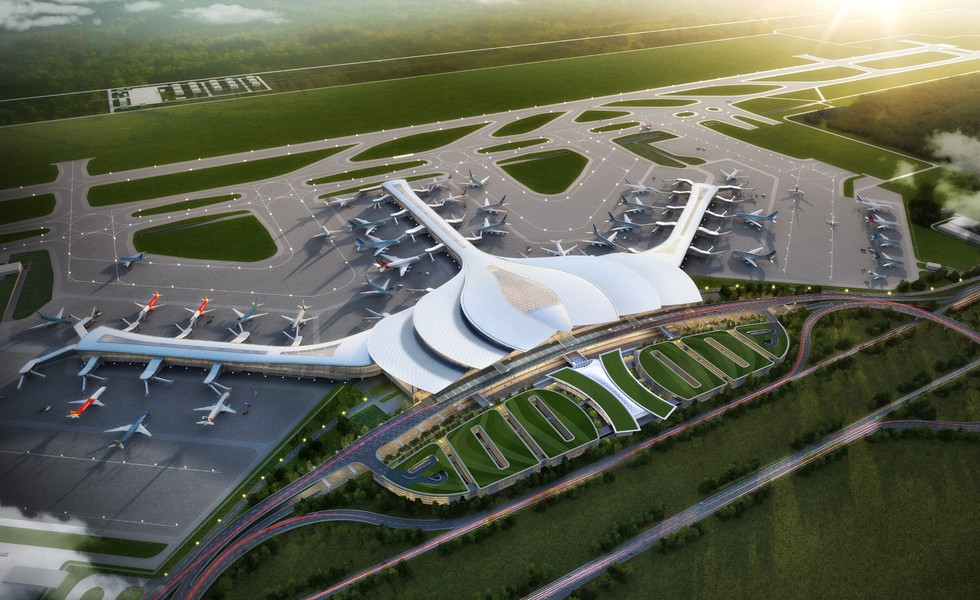 Soi thiết kế khủng 2 nhà ga 53.000 tỷ ở Sân bay Long Thành và Tân Sơn Nhất mới khởi công - Ảnh 1.