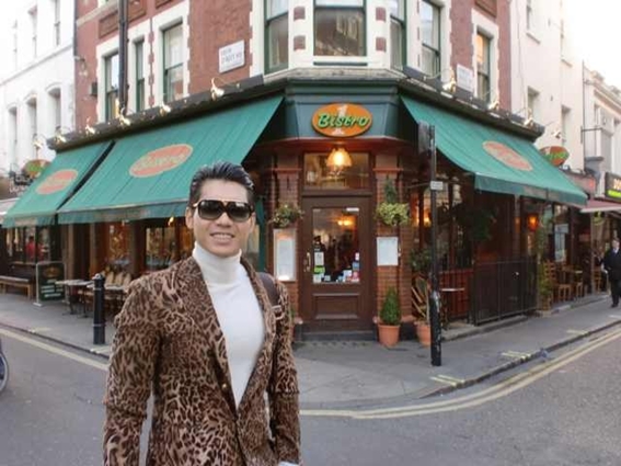 Trương Nam Thành diện vest da báo thăm thú London 3