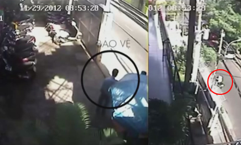 Video: Lừa bảo vệ phá khóa trộm xe SH trong 3 giây 2