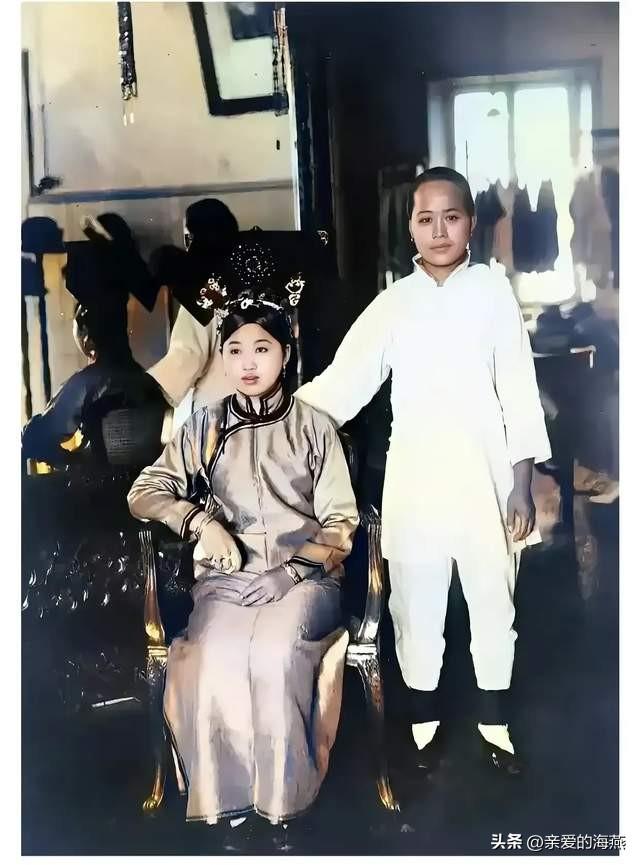 Dùng AI phục chế ảnh hiếm thời nhà Thanh: "Bật mí" nhan sắc công chúa được coi là mỹ nhân hoàng cung- Ảnh 9. Dùng AI phục chế ảnh hiếm thời nhà Thanh: "Bật mí" nhan sắc công chúa được coi là mỹ nhân hoàng cung- Ảnh 9.