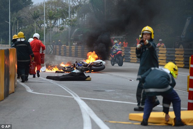 24h đen tối của giải đua moto Macau Grand Prix 1