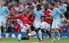 Haaland ghi bàn, Man Utd đá hơn người vẫn thua Man City 0-1