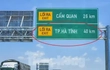 Biển báo địa danh ‘lạ’ trên cao tốc Hà Tĩnh được trả lại tên
