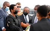 Vợ góa của tổng thống Haiti bất ngờ về nước