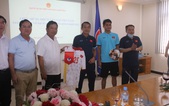 Đại sứ Việt Nam tại Campuchia chúc mừng U23 Việt Nam