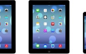 Hé lộ giao diện iOS 7 cho iPad, iPad mini