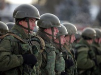 Tập trận lớn tại Nga: Uy lực như vũ bão của 1.000 xe bọc thép