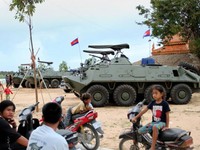 Campuchia rầm rộ triển khai quân đội tại thủ đô