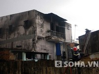 Bình Dương: Cháy dữ dội tại tổng kho Sacombank
