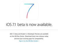 Apple phát hành iOS 7.1 beta: Tinh chỉnh giao diện người dùng
