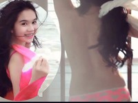 Clip: Ngắm 'boxing girl' Khả Ngân đấm bốc chụp hình