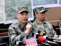 TG 7 ngày qua ảnh: Dân Đài Loan dùng 'mắt rỉ máu' đòi bỏ nghĩa vụ quân sự