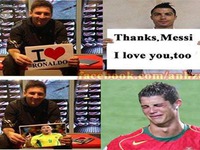 Chế - Vui - Độc: Messi chơi đểu Ronaldo