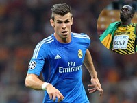 Gareth Bale bất mãn vì chưa đuổi kịp Usain Bolt