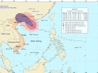 Xuất hiện áp thấp nhiệt đới ngoài biển Đông 