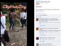 Clip: Nữ sinh Thái Lan đánh nhau dữ dội giành bạn trai khi tan học
