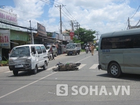 Bình Dương: Bị xe tải đâm từ phía sau, nam thanh niên chết thảm