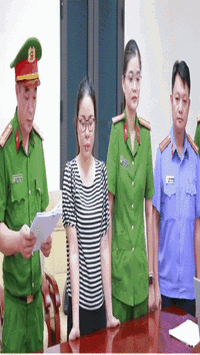 Giây phút khám xét chỗ ở, bắt tạm giam nguyên kế toán Đặng Thị Lý SN 1981