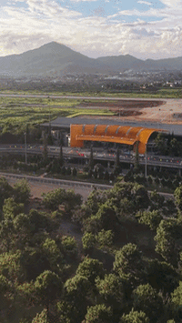 Đếm ngược trước thời khắc 'tái xuất' lúc 0h của sân bay quốc tế duy nhất ở Việt Nam mang hình bông hoa