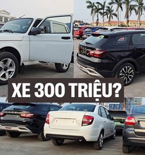 Ảnh thực tế lô ô tô Nga giá dự kiến từ 360 triệu đồng đã về Việt Nam: Có SUV kiểu Jimny, sedan cùng cỡ Attrage