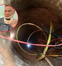 Người bố nhảy xuống giếng sâu 35m cứu con rồi mắc kẹt kể điều may mắn giúp 2 bố con trụ được hàng giờ